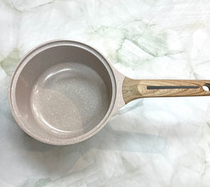 Sauce Pan  Granite Coating  Gray (18CM)