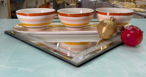 4 Pieces Platter And Bowl set