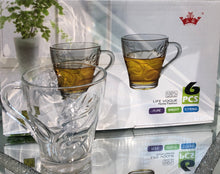 Load image into Gallery viewer, Glass Tea Cup Set of 6 (G11)
