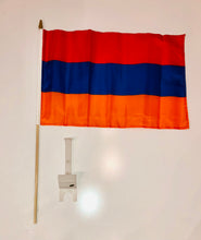 Load image into Gallery viewer, Armenian Car Flag 12&quot;/18&quot; Two Piece&#39;s Set
