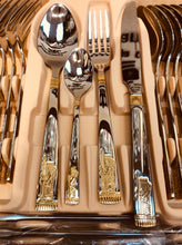 Load image into Gallery viewer, Silver /Gold Stainless Steel Cutlery Set(84pc)
