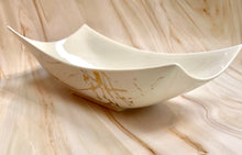 Load image into Gallery viewer, Porcelain Fruit Bowl  (13&quot;,H 4&quot;) Marble Design
