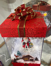 Load image into Gallery viewer, Snowing Santa Music Box (ST)
