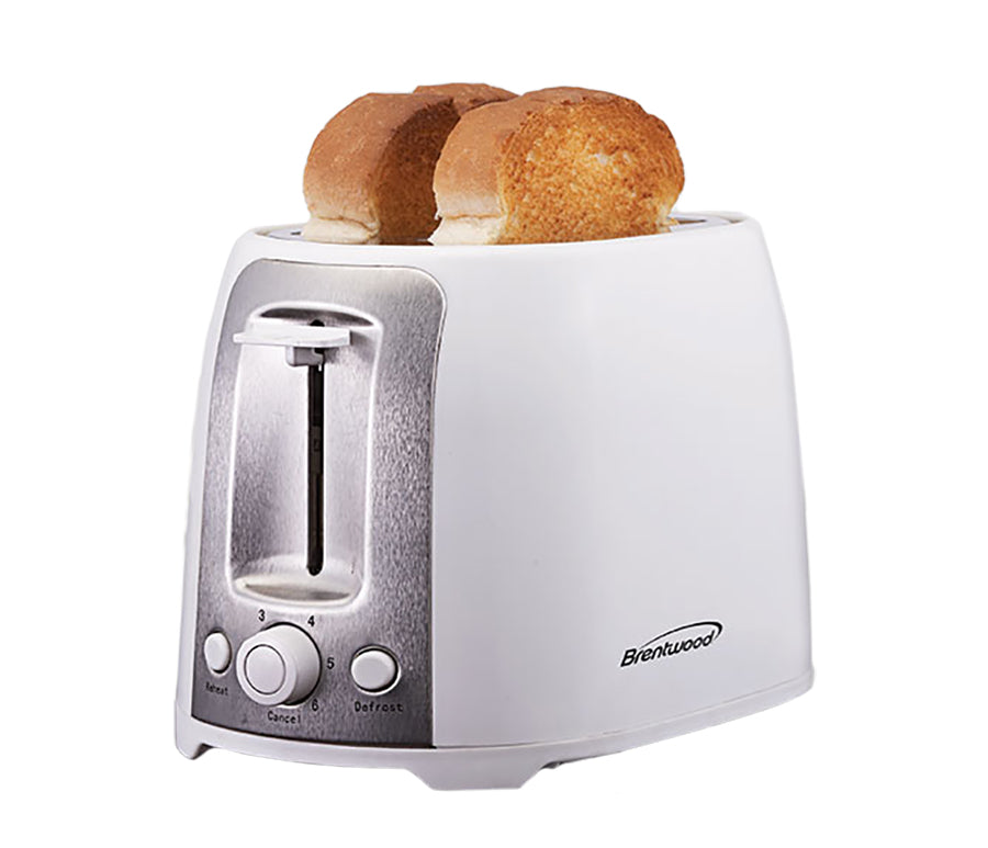 Cool Touch 2-Slice Extra Wide Slot Toaster, White