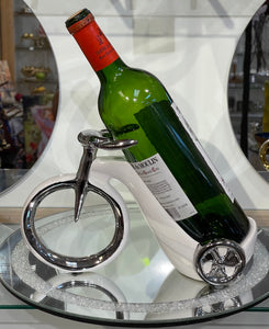 Decorative Silver Wine Bottle Holder(S)