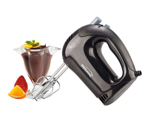 Lightweight 5-Speed Electric Hand Mixer, Black